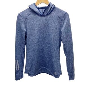 Adidas Performance Hoodie Climalite Blue Sz XS